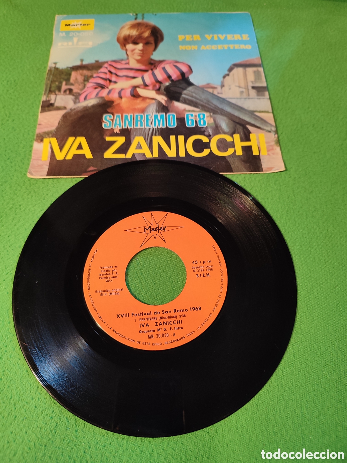 Discos de vinilo: Iva Zanicchi - Per vivere - Foto 2