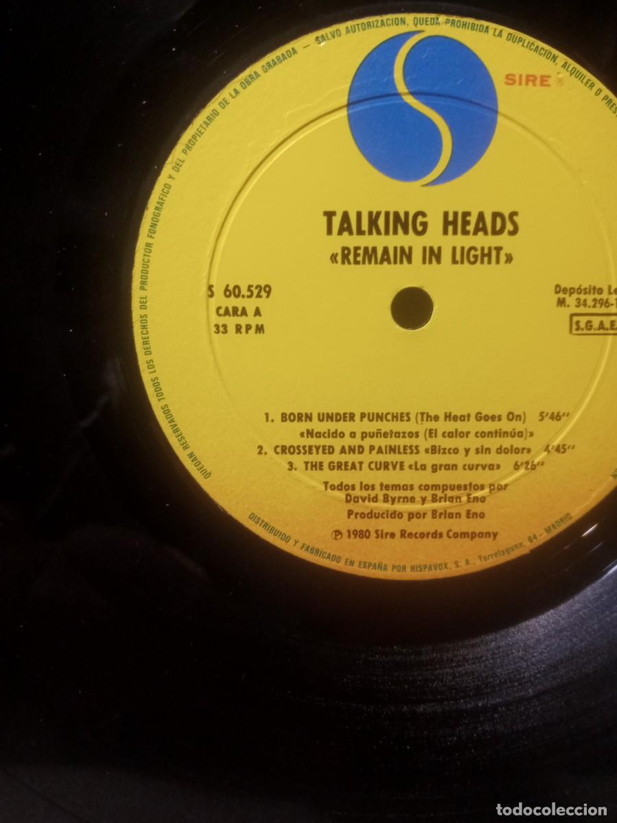 Discos de vinilo: TALKING HEADS-REMAIN IN LIGHT. - Foto 3