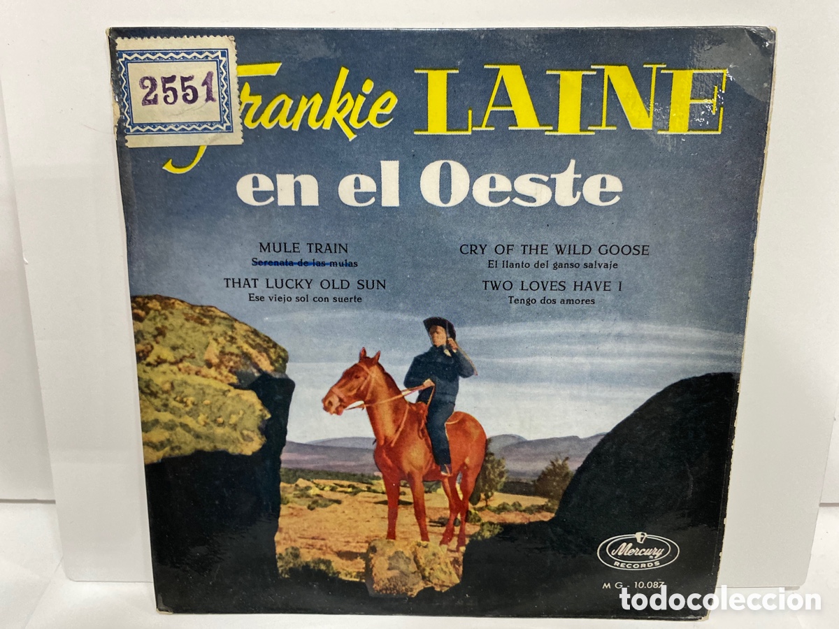 Discos de vinilo: Frankie Laine - En El Oeste (7&rdquo;, EP) - Foto 1