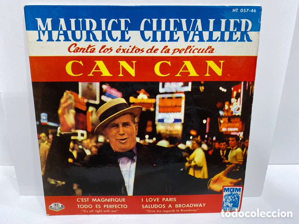 Discos de vinilo: Maurice Chevalier - Can Can (7&rdquo;, EP) - Foto 1