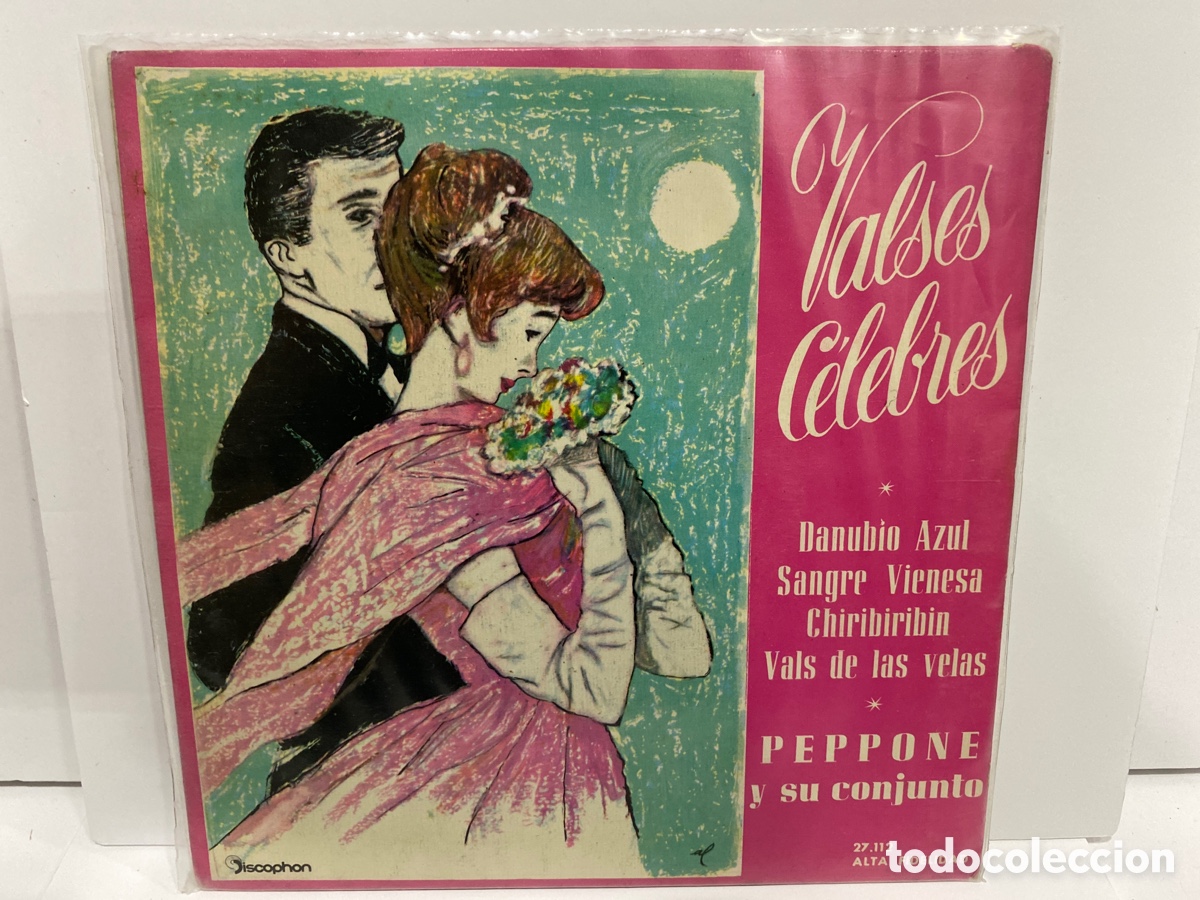 Discos de vinilo: Peppone y Su Conjunto - Valses C&eacute;lebres (7&rdquo;, EP) - Foto 1