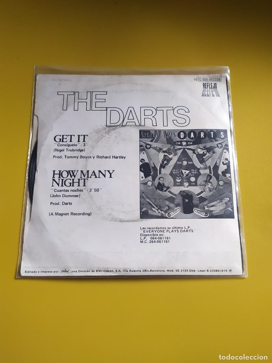 Discos de vinilo: Darts - Get it / How many night 1979 - Foto 2