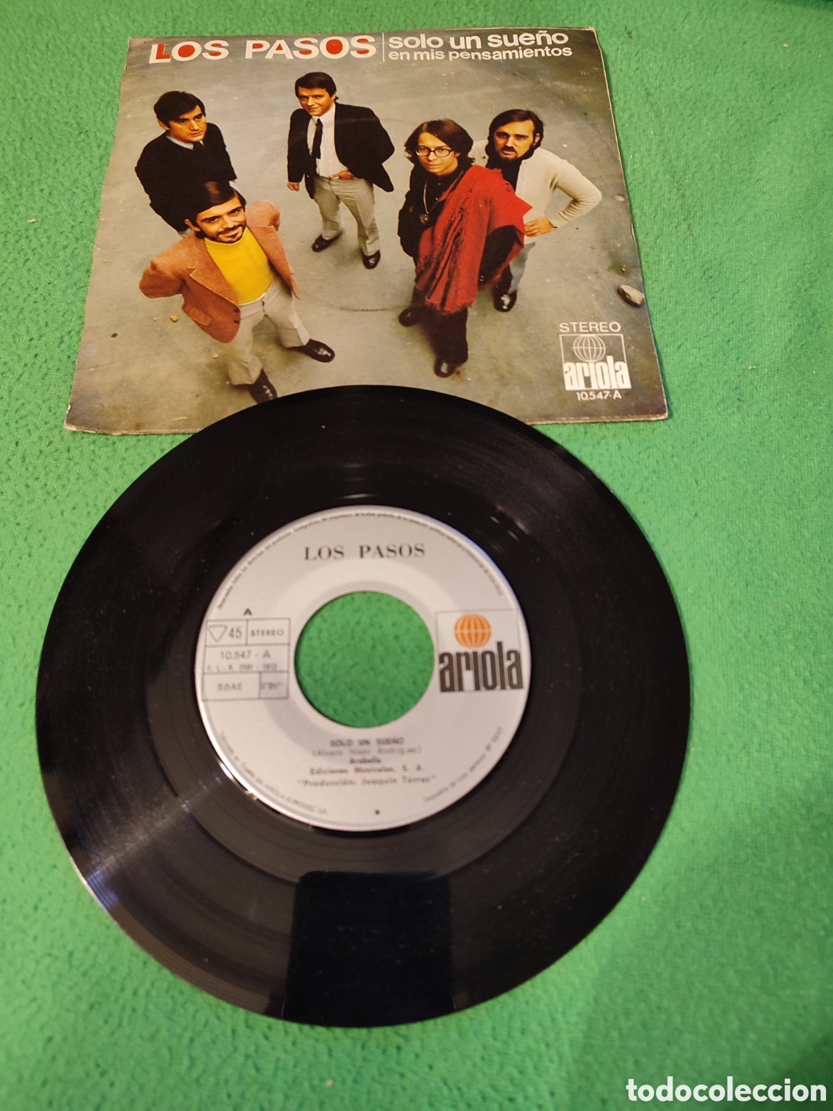 Discos de vinilo: Los Pasos - Solo un sue&ntilde;o - Foto 2