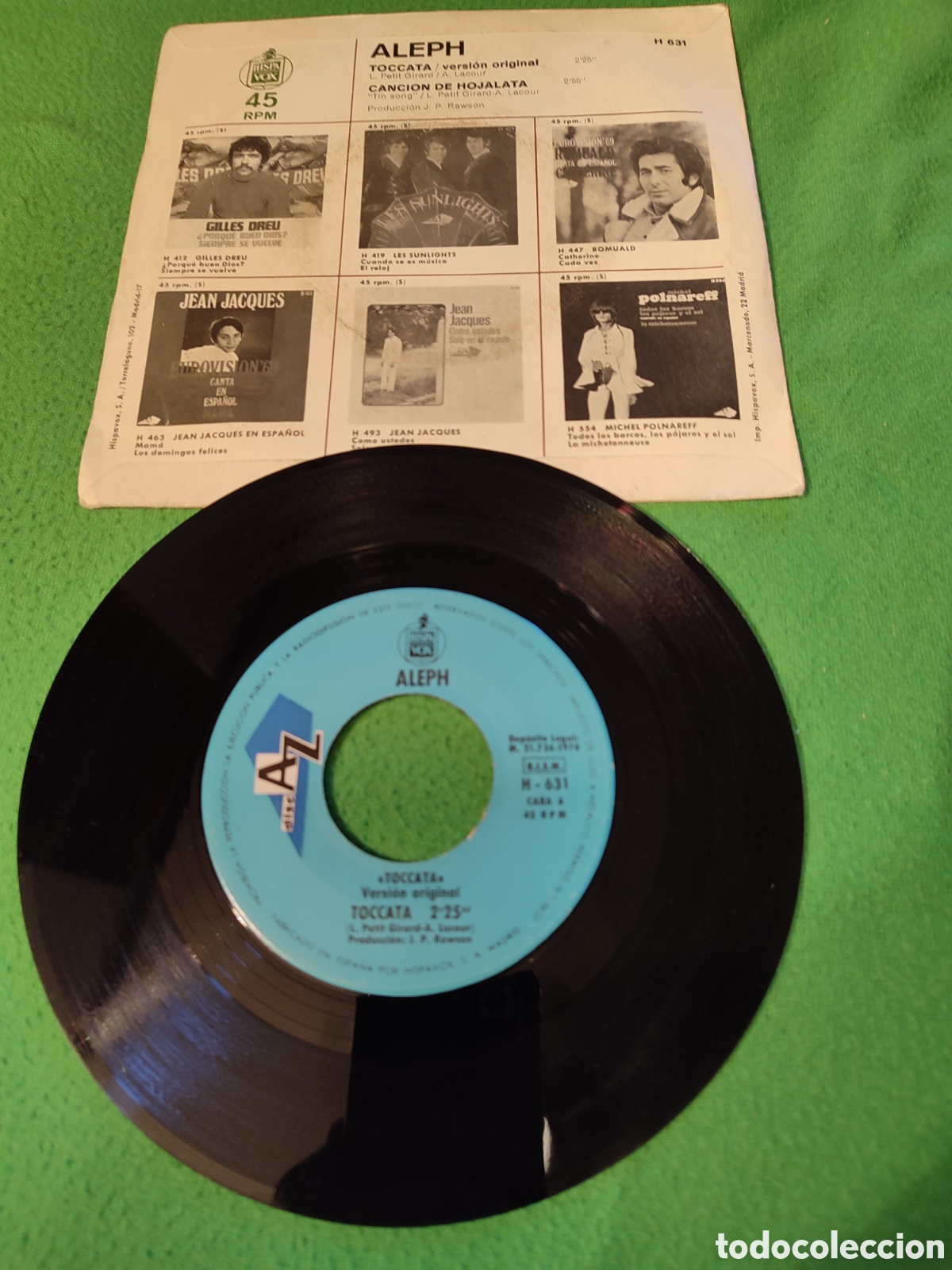 Discos de vinilo: Aleph - Toccata edici&oacute;n espa&ntilde;ola - Foto 2
