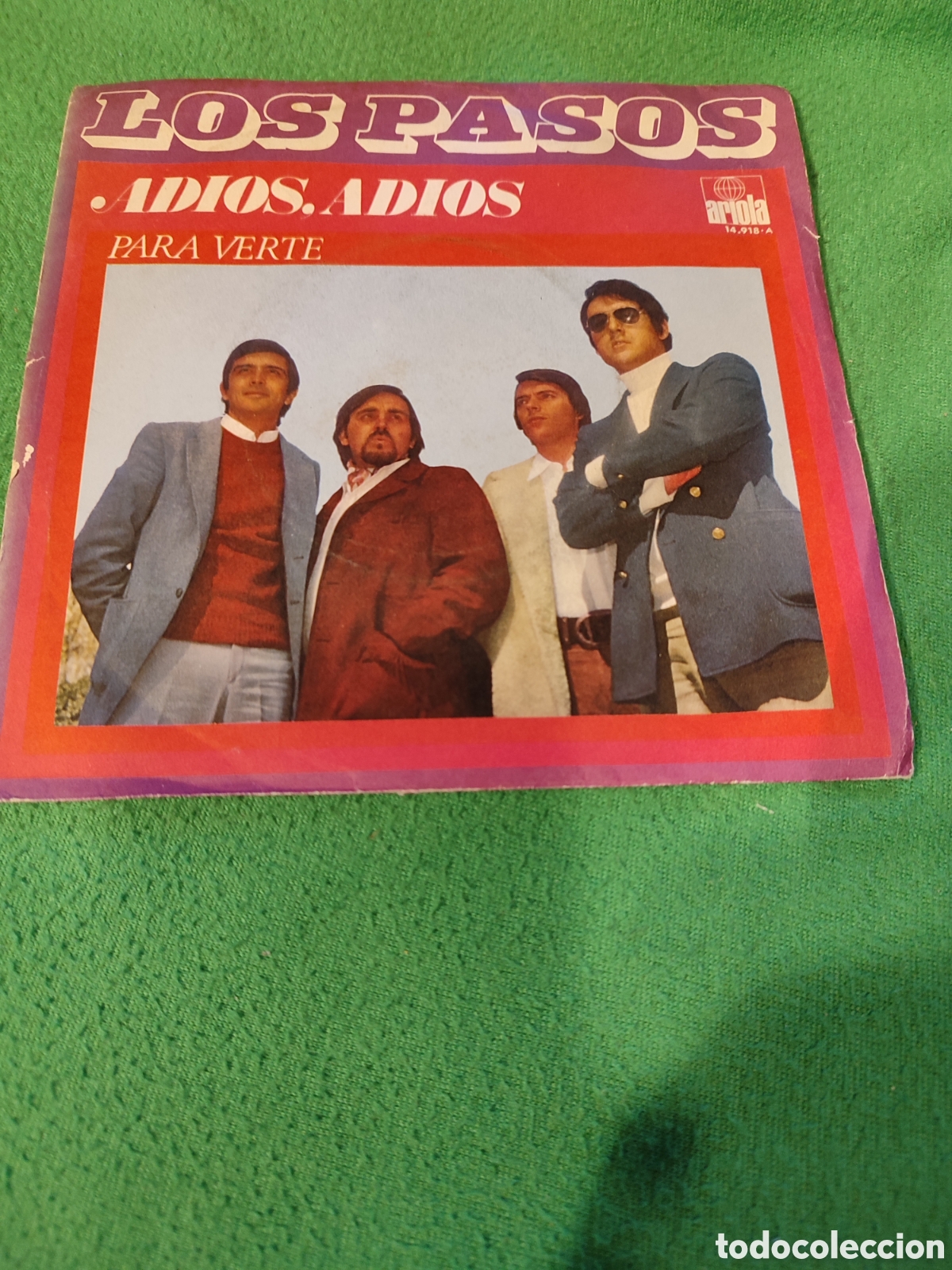 Discos de vinilo: Los Pasos - Adi&oacute;s, adi&oacute;s - Foto 1
