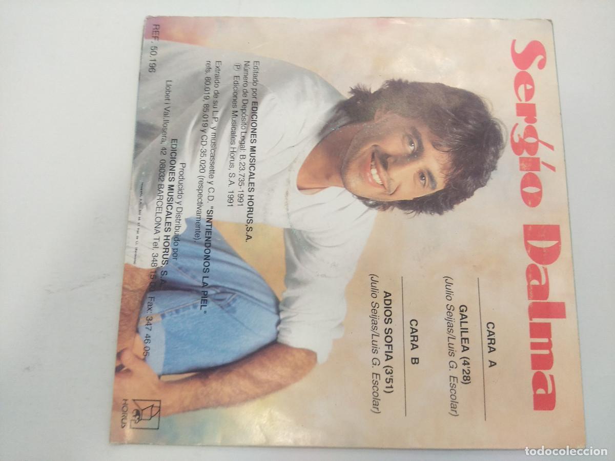 Discos de vinilo: SERGIO DALMA/GALILEA/SINGLE. - Foto 3