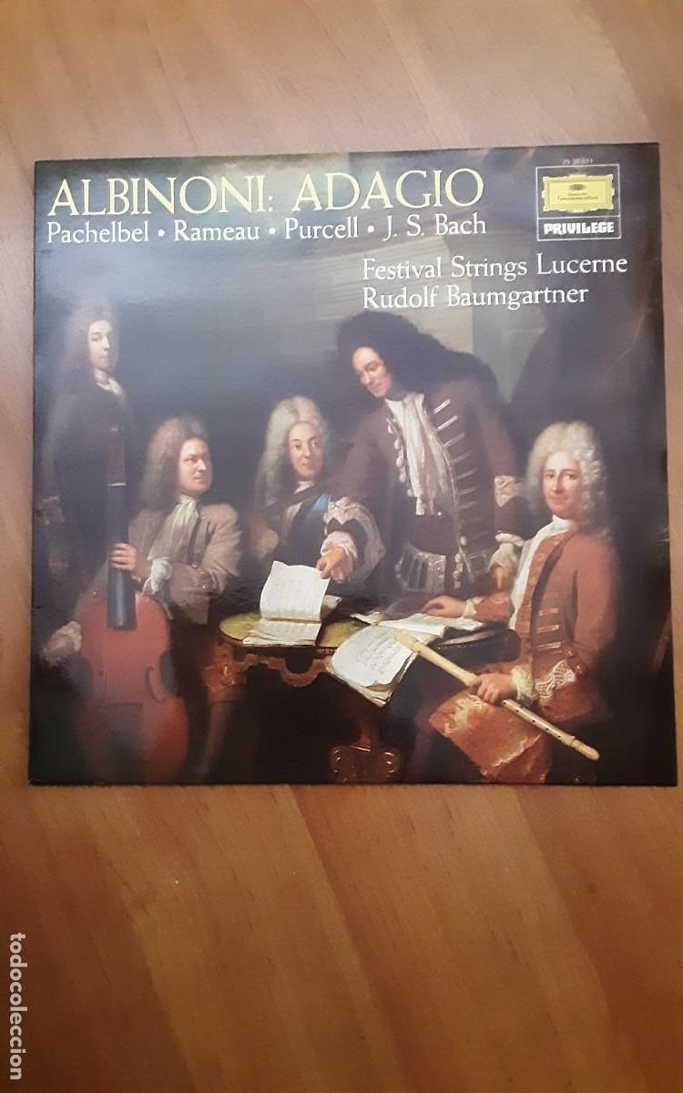 Discos de vinilo: ALBINONI ADAGIO- FESTIVAL STRINGS LUCERNE-RUDOLF BAUMGARTNER - Foto 1
