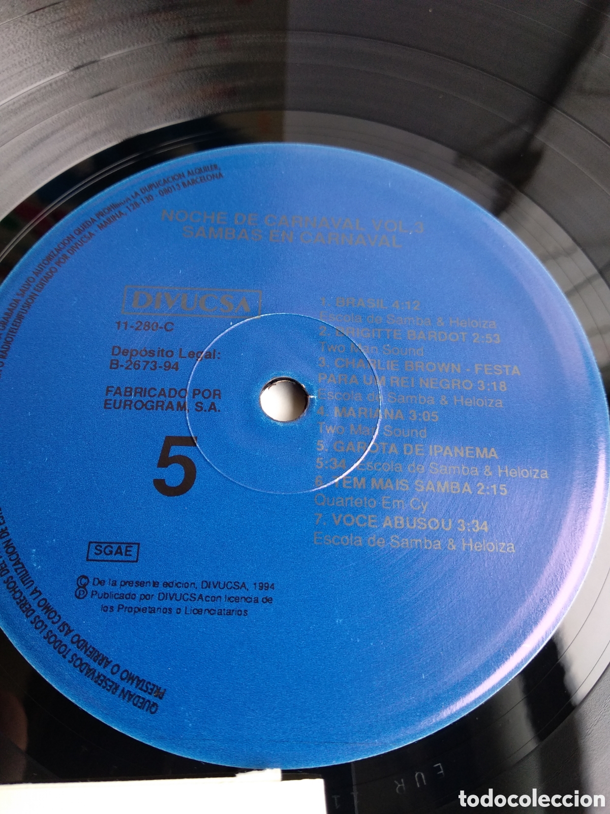 Discos de vinilo: CARNAVAL, SPAIN, DIVUCSA, 1994, J.1 - Foto 4