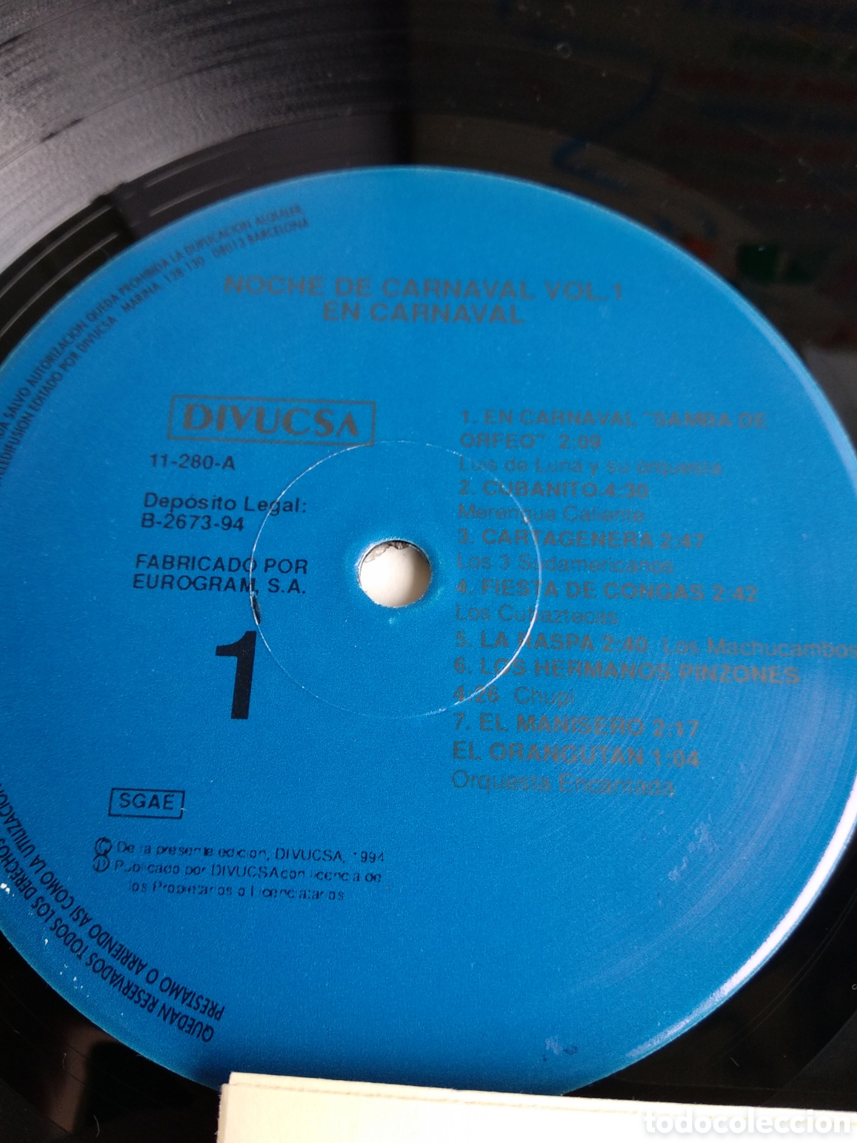Discos de vinilo: CARNAVAL, SPAIN, DIVUCSA, 1994, J.1 - Foto 6