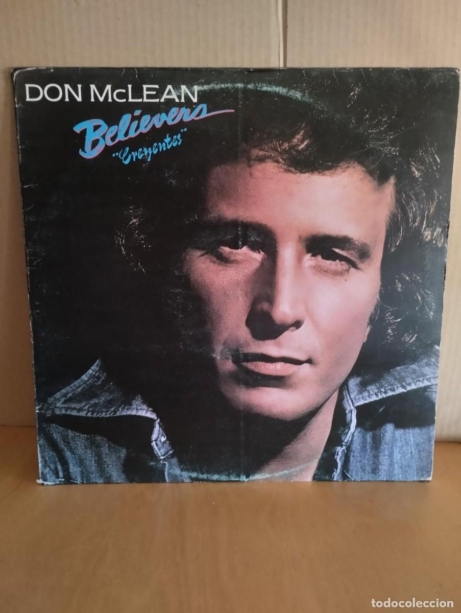 Discos de vinilo: DON MCLEAN ---- BELIEVERS - Foto 1