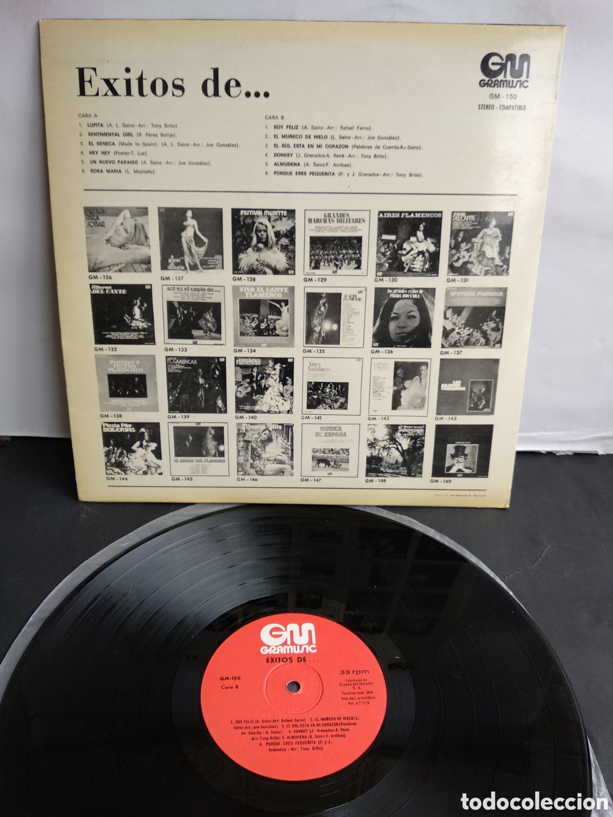Discos de vinilo: &Eacute;XITOS DE... SPAIN, GRAMUSIC, 1972, BOX.3 - Foto 2