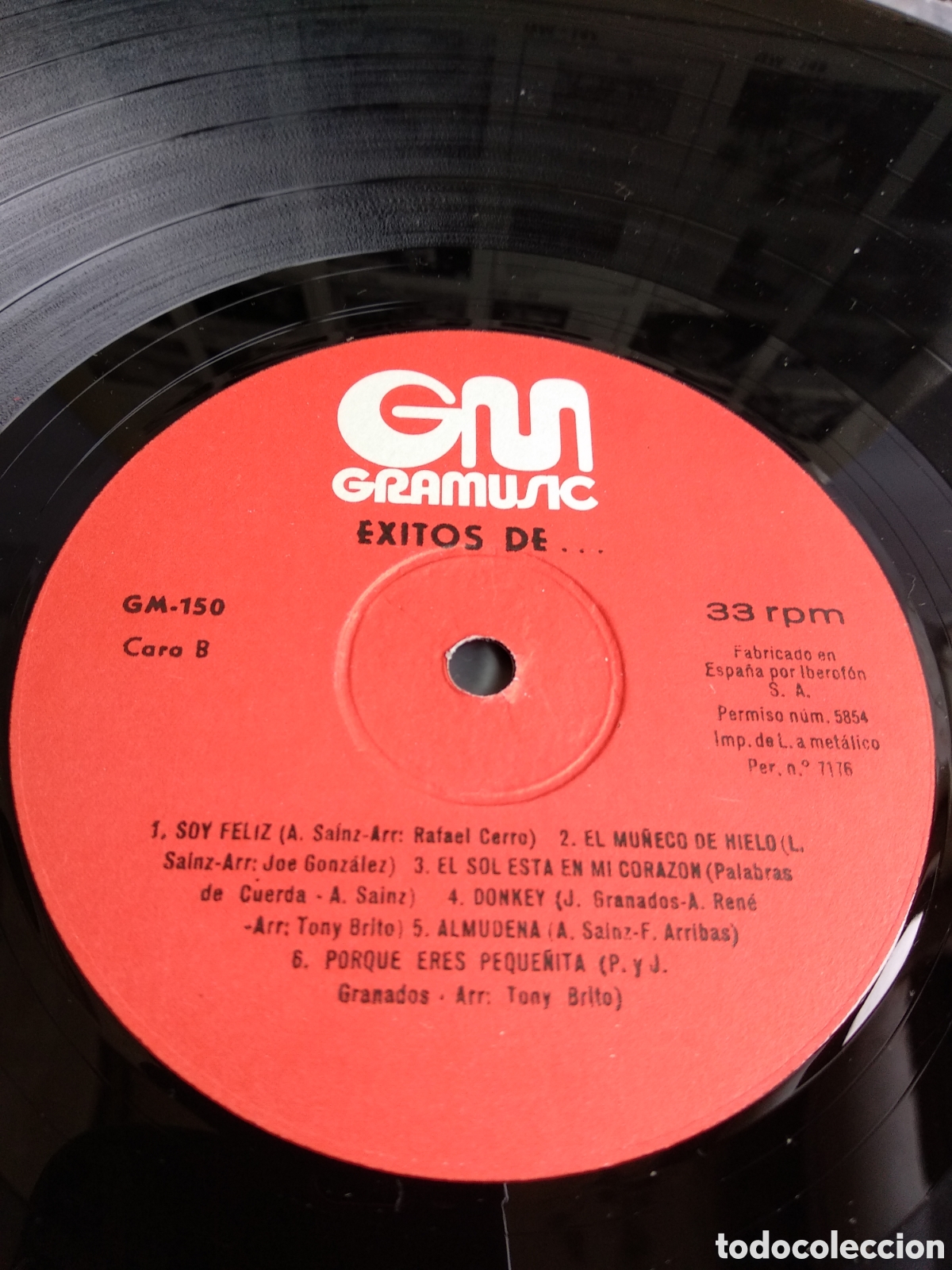 Discos de vinilo: &Eacute;XITOS DE... SPAIN, GRAMUSIC, 1972, BOX.3 - Foto 3