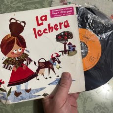 Discos de vinilo: SINGLE DE VINILO - CUENTOS INFANTILES - LA LECHERA - DISCO - MUSICA