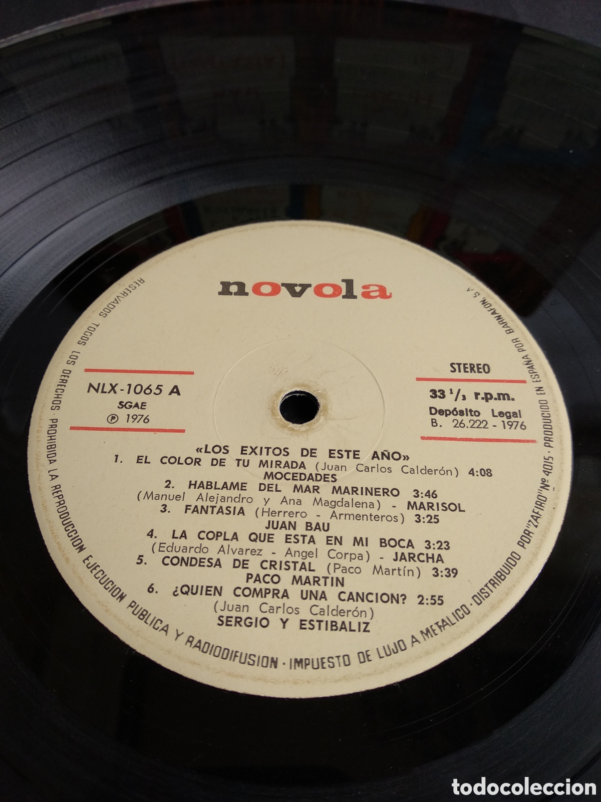 Discos de vinilo: LOS &Eacute;XITOS DE ESTE A&Ntilde;O, SPAIN, NOVOLA, 1976, BOX.3 - Foto 4