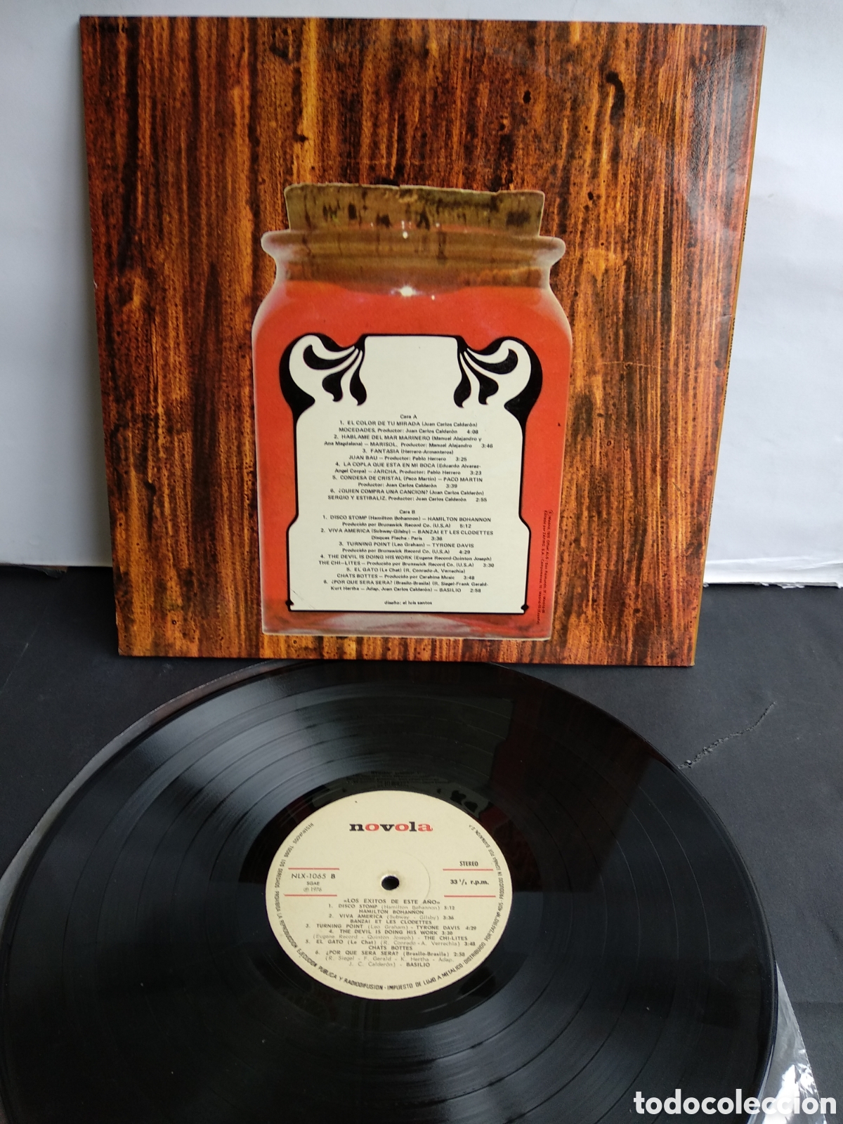 Discos de vinilo: LOS &Eacute;XITOS DE ESTE A&Ntilde;O, SPAIN, NOVOLA, 1976, BOX.3 - Foto 3