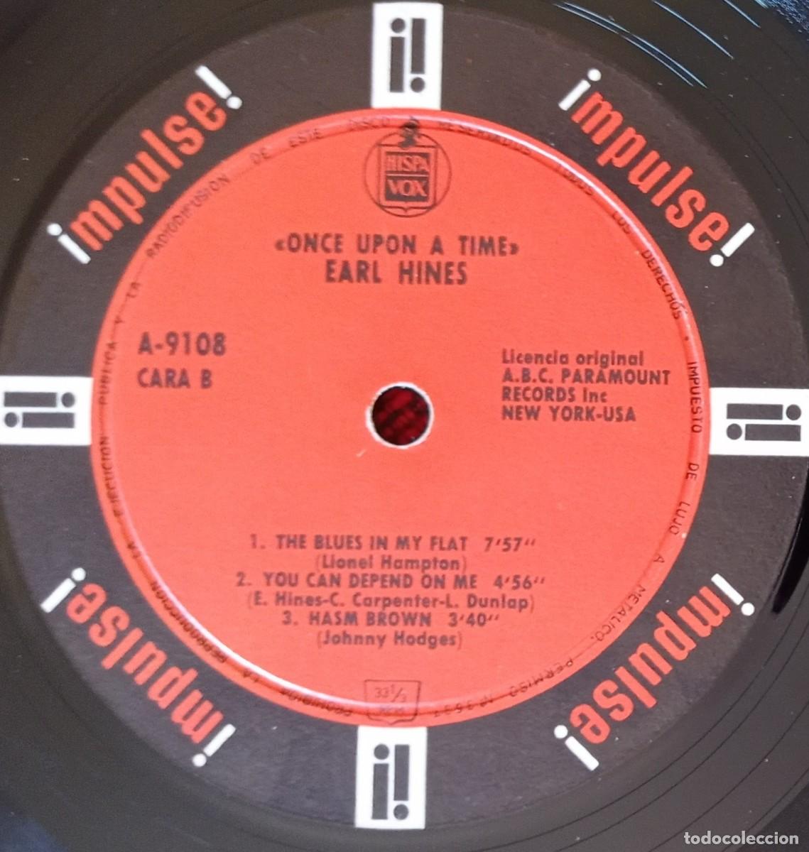 Discos de vinilo: EARL HINES ** Once Upon A Time ** VINILO LP ORIGINAL 1966 - Foto 4
