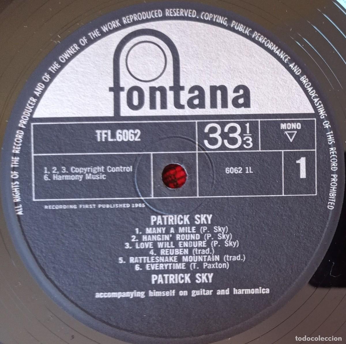 Discos de vinilo: PATRICK SKY ** Patrick Sky ** VINILO ORIGINAL 1965 UK MONO LP - Foto 3