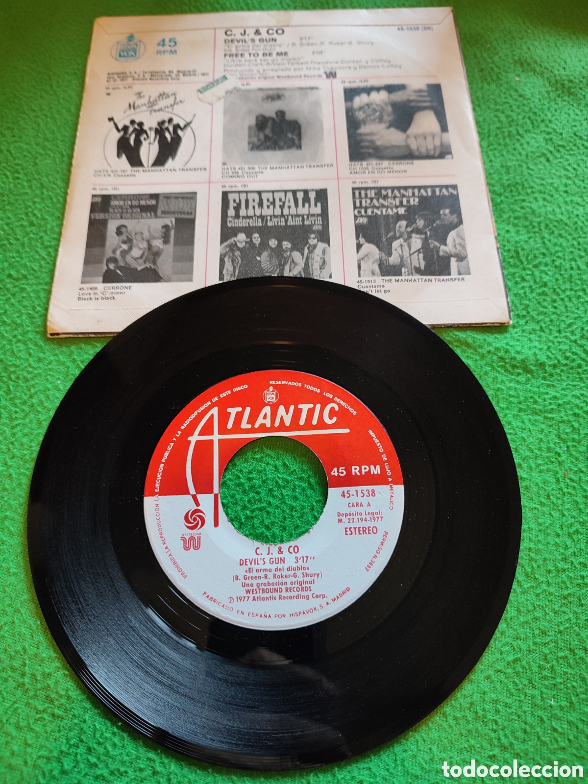Discos de vinilo: C.J. & CO - Devils gun - Foto 2
