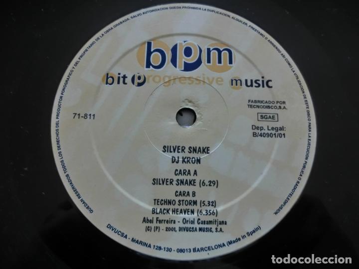 Discos de vinilo: DJ. Kron &ndash; Silver Snake - Foto 3