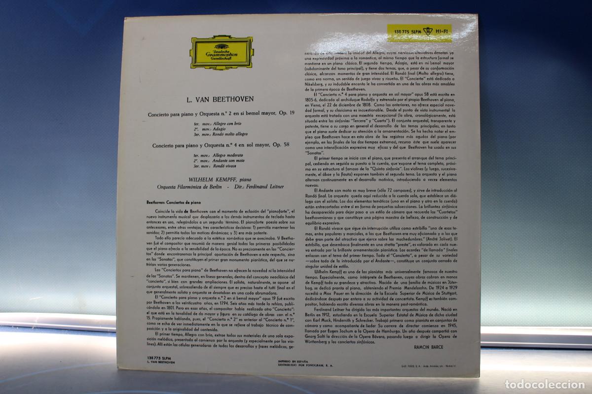 Discos de vinilo: 3 Lps Wilhelm Kempff. - Foto 3