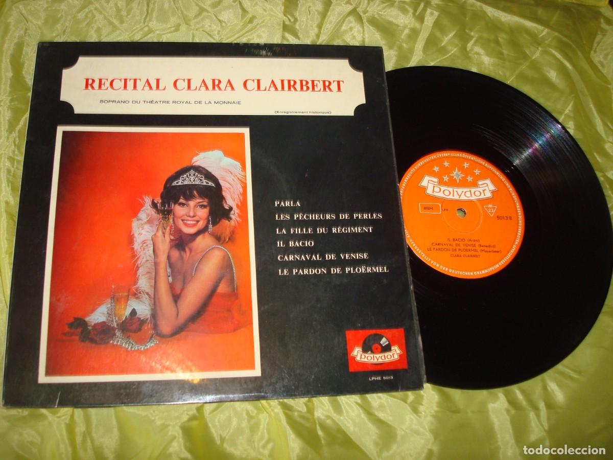 Vinyl records: RECITAL CLARA CLAIRBERT. SOPRANO. POLYDOR, EDIC. BELGICA. 10 PULGADAS (#)