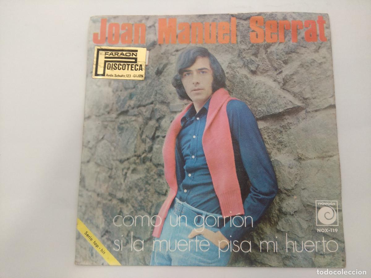 Discos de vinilo: SERRAT/COMO UN GORRION/SINGLE. - Foto 1