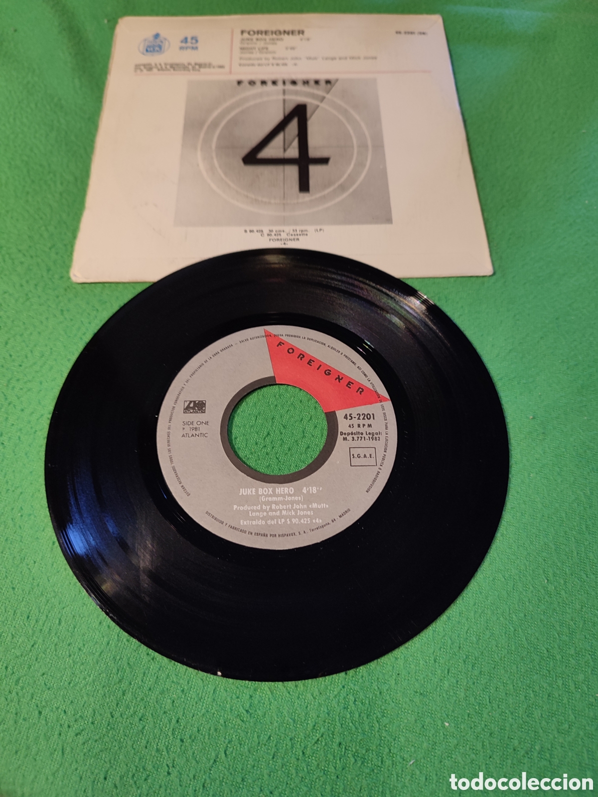 Discos de vinilo: Foreigner - Juke Box Hero - Foto 2