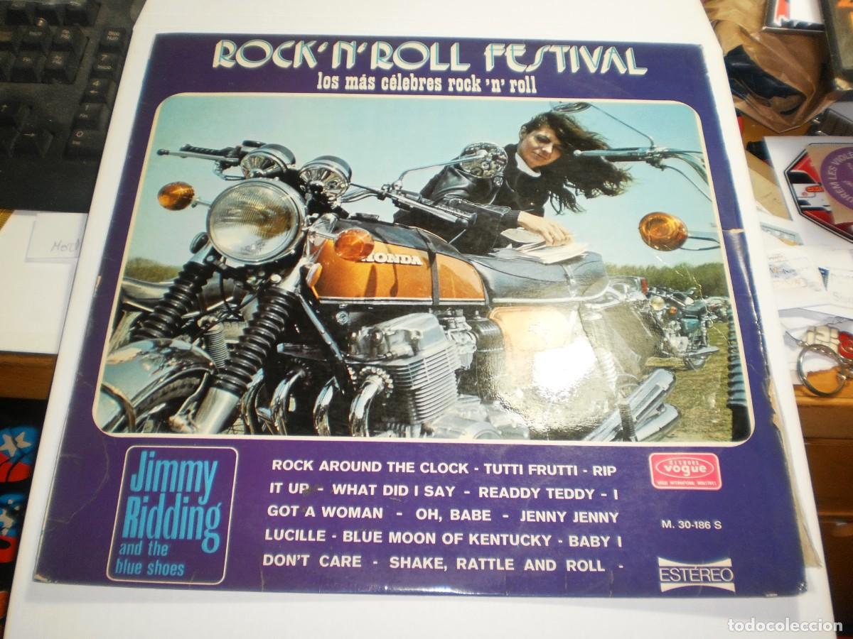 Discos de vinilo: lp rock 'n' roll festival. los m&aacute;s c&eacute;lebres. vogue 1973 spain (buen estado)