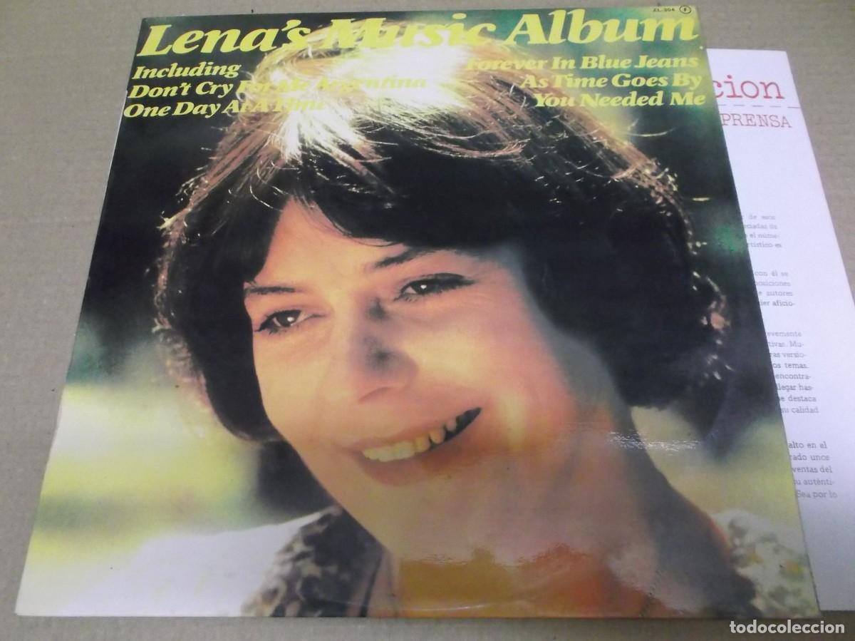 Vinyl-Schallplatten: LENA MARTELL (LP) LENA'S MUSIC ALBUM A&Ntilde;O 1980 - EDICION PROMOCIONAL + HOJA PROMO