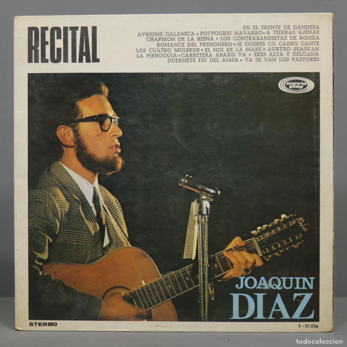 Discos de vinilo: LP. Joaqu&iacute;n D&iacute;az &ndash; Recital - Foto 1