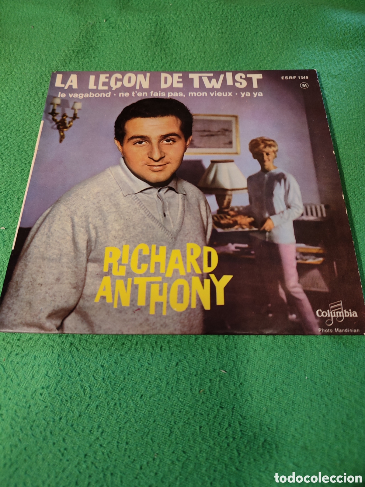 Discos de vinilo: Richard Anthony - Lecon de Twist + 3 - Foto 1