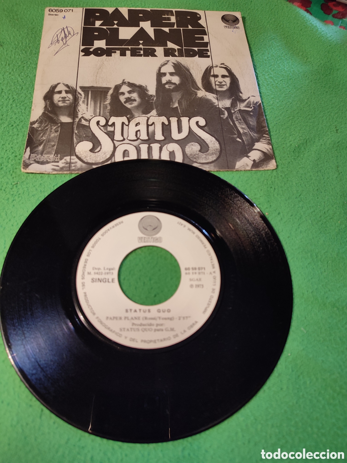 Discos de vinilo: Status Quo - Paper plane - Foto 2