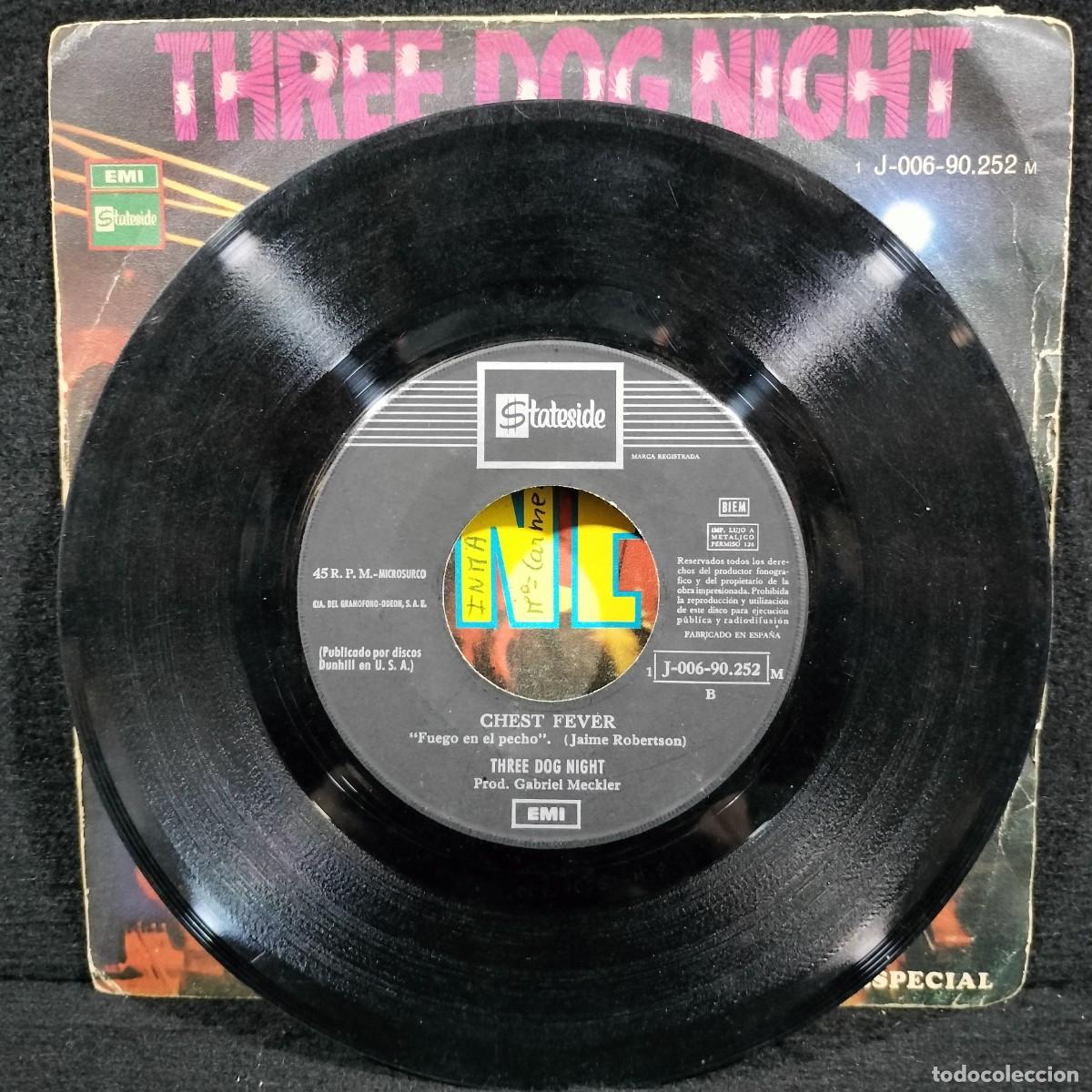 Discos de vinilo: THREE DOG NIGHT - ONE - J-006-90.252 M - SINGLE VINILO / CAA S-7 - Foto 3