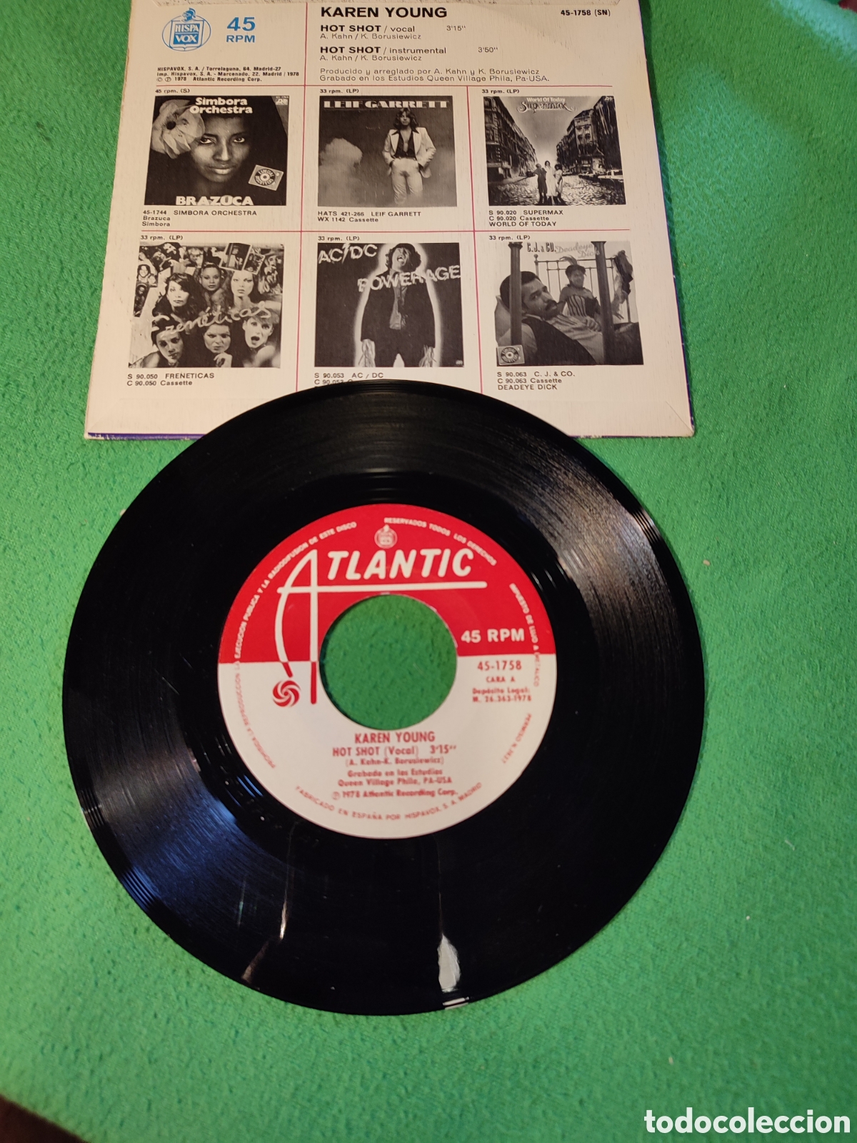 Discos de vinilo: Karen Young - Hot shot - Foto 2