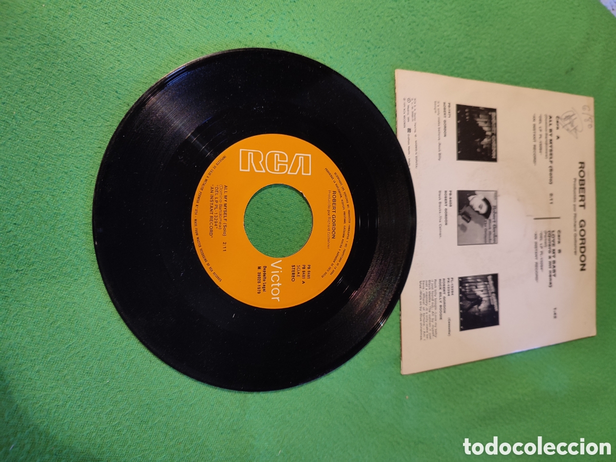 Discos de vinilo: Robert Gordon - All by myself - Foto 2