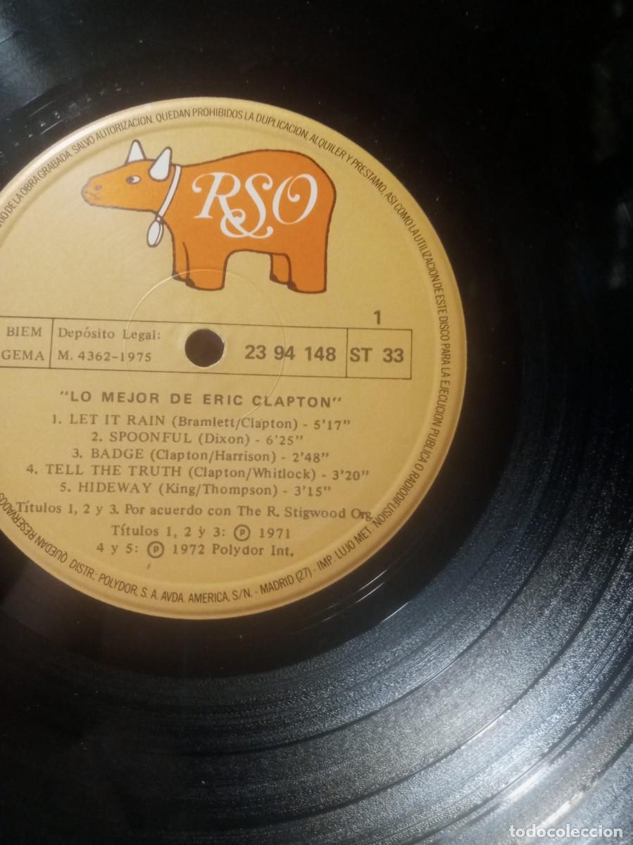 Discos de vinilo: ERIC CLAPTON-LO MEJOR DE... - Foto 2