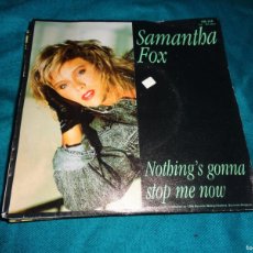 Discos de vinilo: SAMANTHA FOX. NOTHING´S GONNA STOP ME NOW / DREAM CITY. JIVE, 1987. IMPECABLE