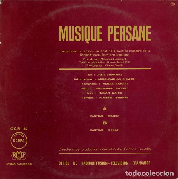 Discos de vinilo: Various &lrm;&ndash; Musique Persane - Foto 2