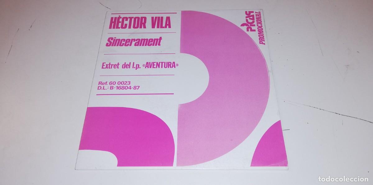 Disques de vinyle: S14-H&egrave;ctor Vila - Sincerament (7&rdquo;, S/Sided, Promo) - PORT VG DISC VG+