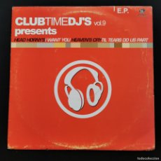 Discos de vinilo: VARIOUS – CLUB TIME DJ'S VOL. 9