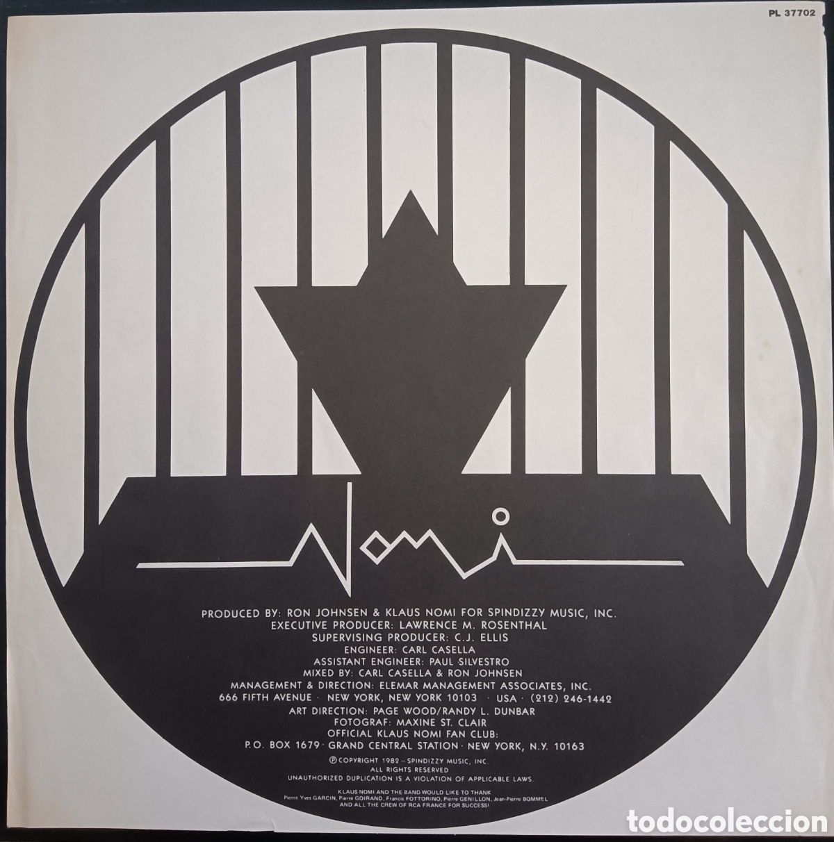 Discos de vinilo: Klaus Nomi - Simple man, 1982 - Foto 4