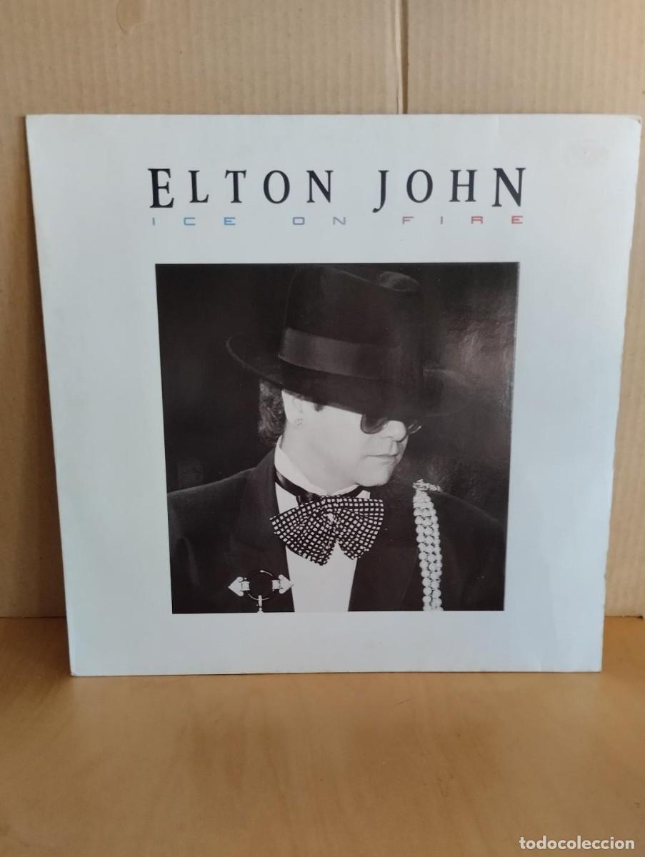 Discos de vinilo: ELTON JOHN ---- ICE ON FIRE - Foto 1