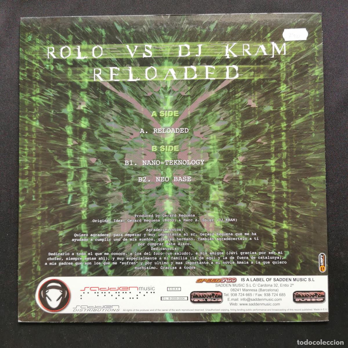Discos de vinilo: Rolo vs. DJ Kram &ndash; Reloaded - Foto 2