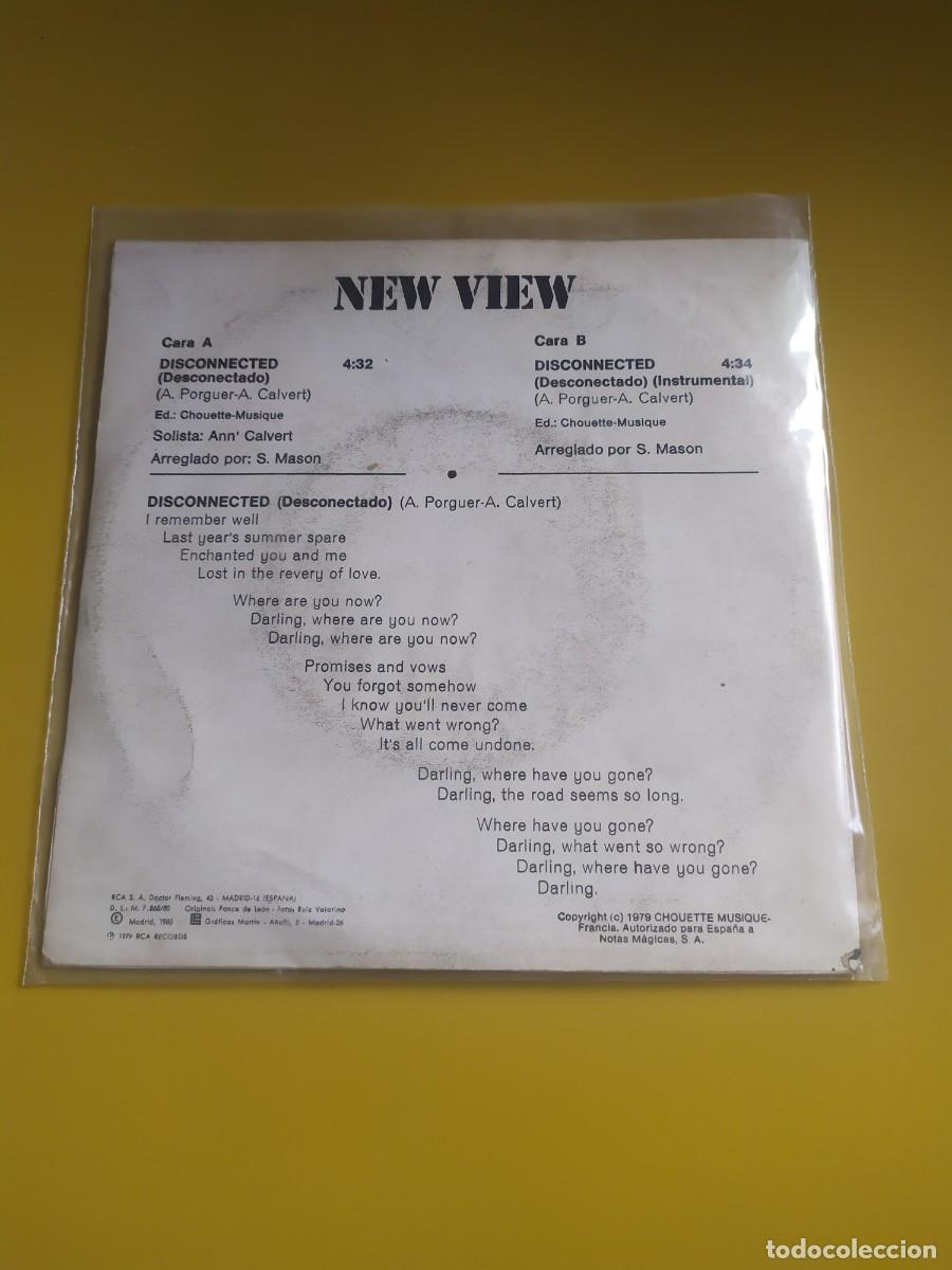 Discos de vinilo: New View - Disconnected 1979 - Foto 2
