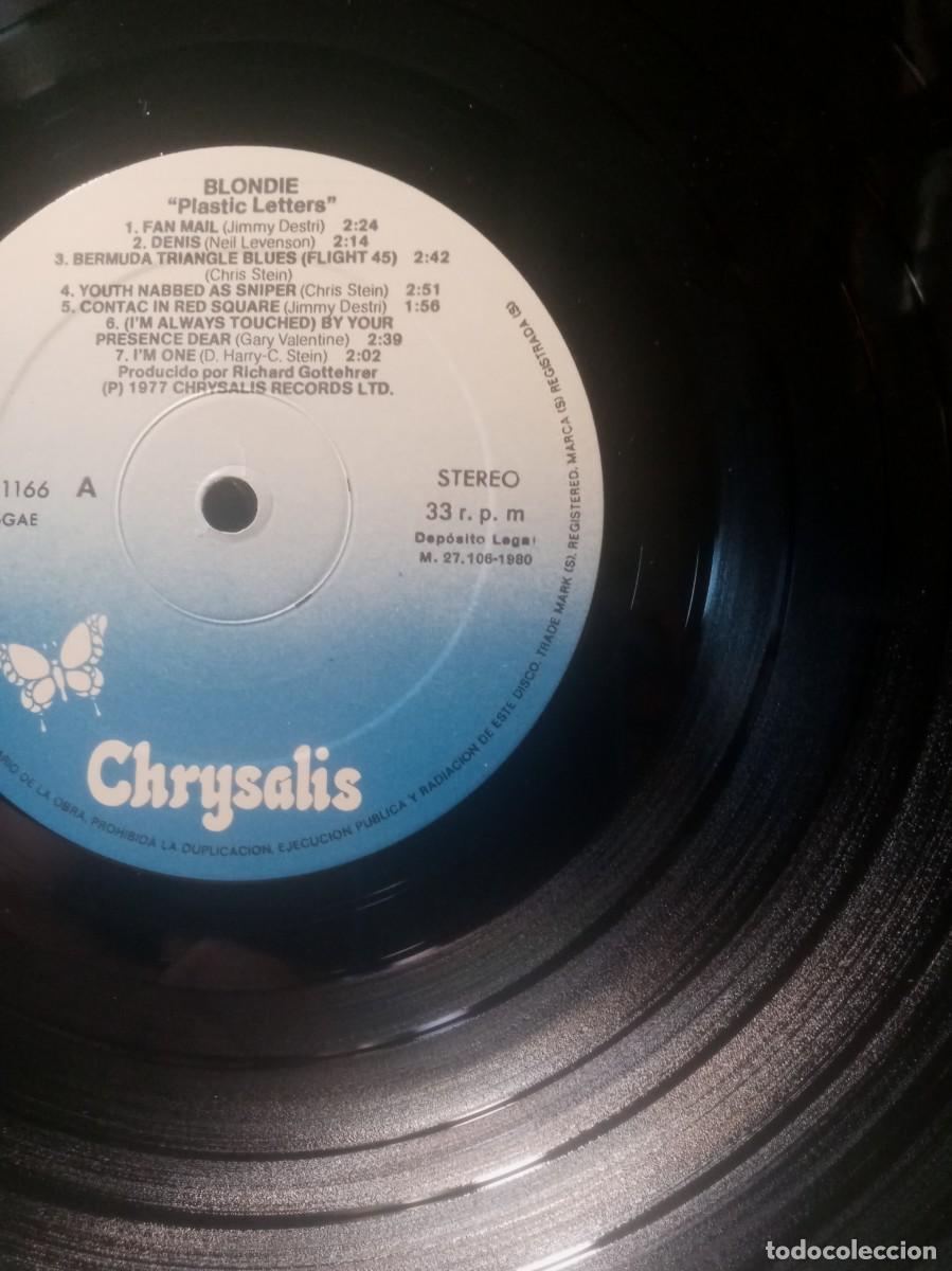 Discos de vinilo: BLONDIE-PLASTIC LETTERS. - Foto 2
