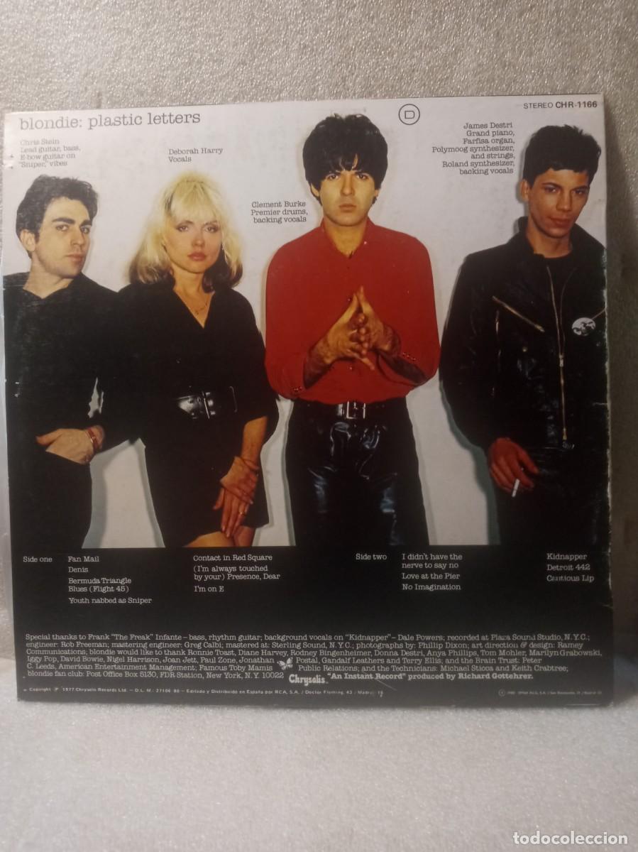 Discos de vinilo: BLONDIE-PLASTIC LETTERS. - Foto 3
