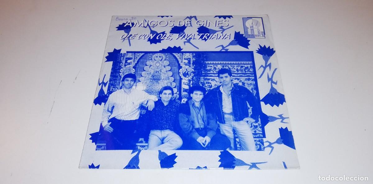 Dischi in vinile: S14- Amigos de Gines - Ole Con Ole, Viva Triana (7&rdquo;, Single, Promo)- PORT VG DISC NM