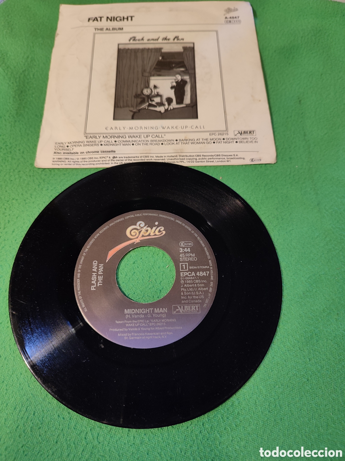 Discos de vinilo: Flash and The Pan - Midnight man - Foto 2