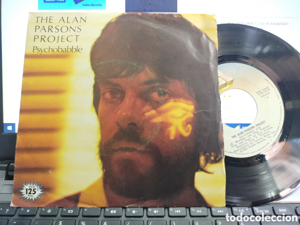 Discos de vinilo: The Alan parsons project single psychobabble Espa&ntilde;a 1982 - Foto 1