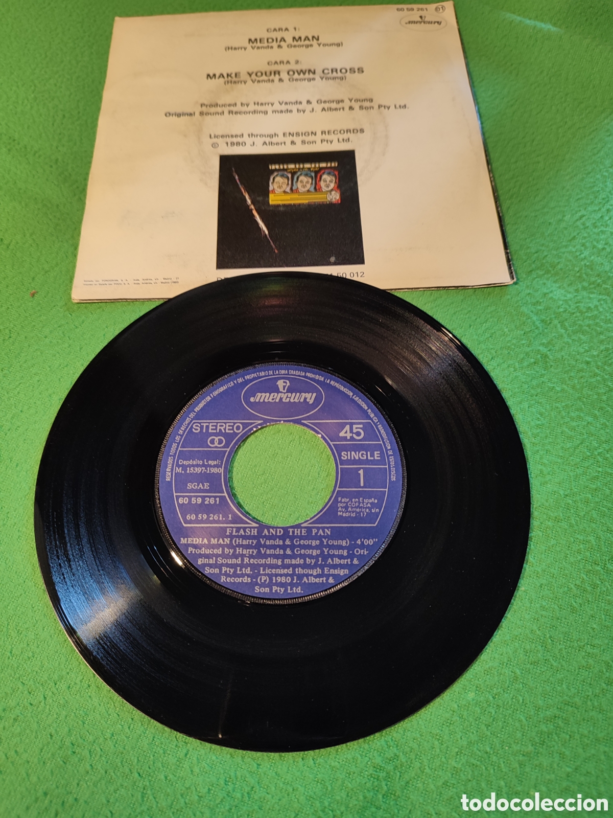 Discos de vinilo: Flash and The Pan - Media man - Foto 2